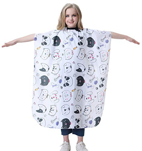 Professional Kids Barber Cape Hair Cutting Cape Salon Capes for Hair Stylist Hairdresser Cape Barber Supplies (Animals).