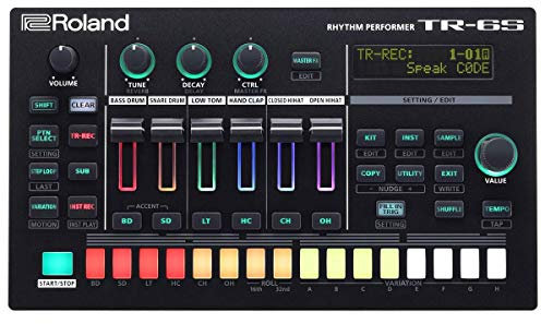 Roland TR-6S Compact Drum Machine with Six tracks of Authentic TR Sounds, Samples, FM Tones, and Effects