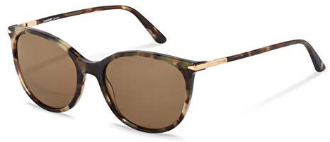 Rodenstock Damen R3322 leichte und runde Brille aus hochwertigem Acetat, Braun, S EU