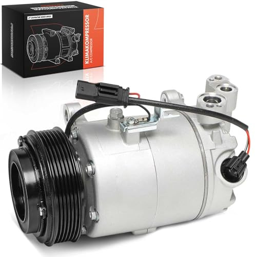 Frankberg Compressore dell'aria condizionata con frizione Compatibile con Serie 2 F45/F46 X3 X5 M.i.n.i F57/F54/F60/F55/F56 Serie 5 Serie 6 Serie 7 Serie 8 X1 X2 X4 64526811432, olio preconfezionato