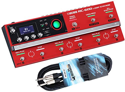 Boss RC-600 Loop-Station Looper Pedal + keepdrum Instrumentenkabel