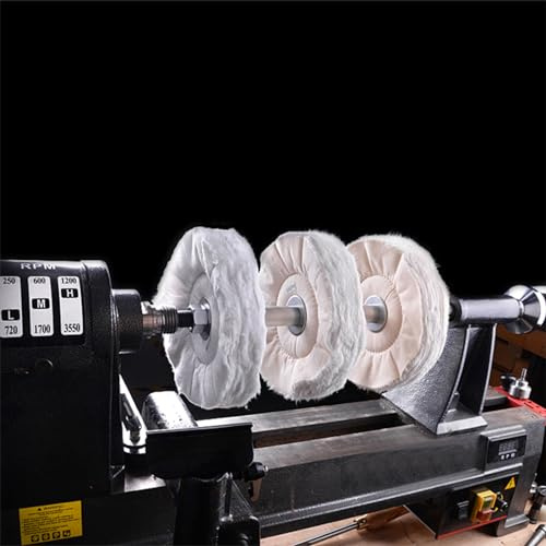 40,6 cm Holzbearbeitung, 3-stufiges Drehbank-Poliersystem, 3-Rad-Polierdorn MT2