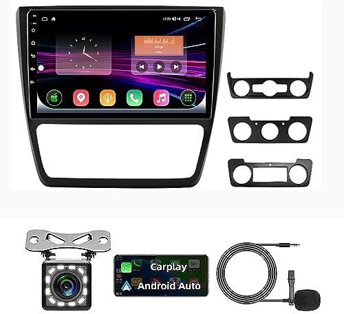 9-inch Touch Screen Car Stereo With Bluetooth Car Radio For Skoda Yeti 5L 2009-2014 Plug And Play Android11 2Din Car Stereo Radio Android Automatic Bluetooth USB RVC SWC (Color : 8Core 8+128G)