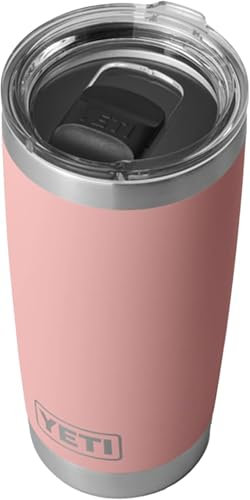 YETI Rambler Becher Mit MagSlider Deckel, Sandstone Pink, 20 oz (591 ml)