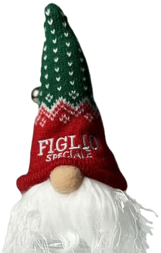 CLEARCO Gnomo Natalizio - Figlio Speciale - 13 cm