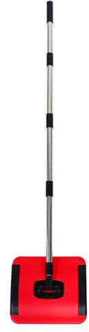 Mobestech 1 Set Streeler a mano scopa per pavimenti in legno scopa per tappeti macchina per la pulizia dei tappeti battitappeto portatile spazzatrice aspirante polverone Acciaio inossidabile