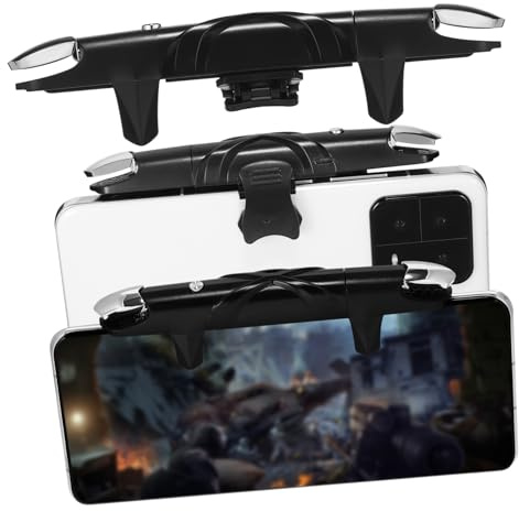 Holibanna Continuous Send Buttons for Mobile Gaming Phone Gaming Triggers Aim Button Shooter Handheld Use