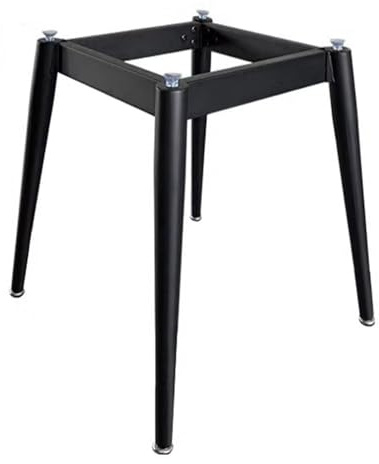 Gambe per tavolo da pranzo in ferro resistente, base industriale in metallo con ventose, struttura moderna per marmo/vetro, perfetta per casa, cucina, fai da te (80 x 80 x 72 cm)