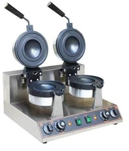 Macchina per Hamburger, pressa per Hamburger elettrica Commerciale, Macchina per Waffle, Riscaldamento bifacciale, Controllo della Temperatura, Riscaldamento bifacciale, Timer da 5 Minuti (2