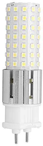 G12 Bombilla de maíz LED 15W 1500LM 96LEDS 6000K Bulbo de luz de alto brillo blanco para la lámpara de pared de araña Garaje Garage Garaje Reemplazo de energía de ahorro de (6000K (blanco frío))