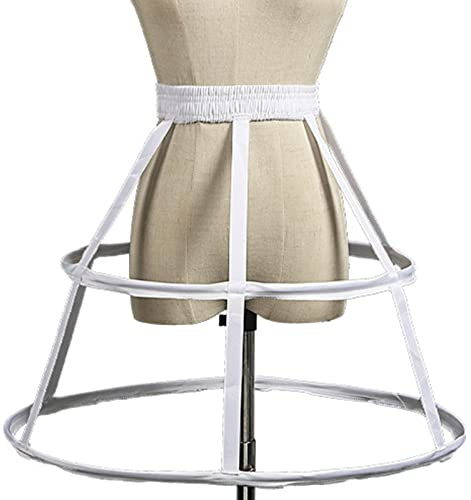 Falda de aro de crinolina, jaula de enagua vintage para fiesta, disfraz victoriano, falda interior de 2/3/4/5 aros, cintura elástica para mujer, falda de aro, jaula de enagua