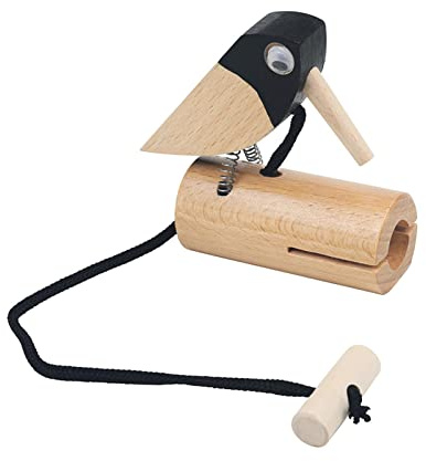 Strumento musicale a percussione, in legno di faggio, con picchio, per l'illuminazione della musica prescolare con un suono chiaro e nitido