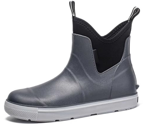 Botas De Lluvia para Hombre Antideslizantes para Senderismo para Exteriores para Clima Húmedo Cómodas Ligeras con De Goma Antideslizante