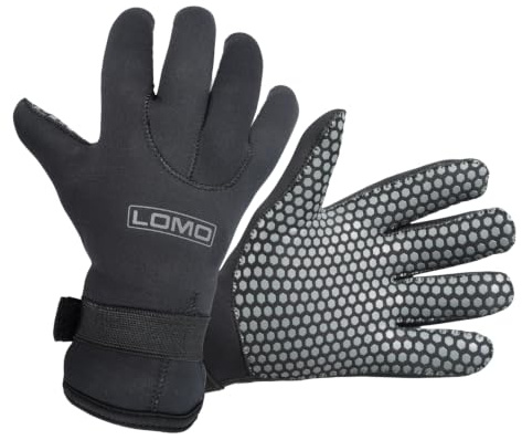 Lomo Neopren Tauchen Handschuhe 5 mm schwarz schwarz xxl