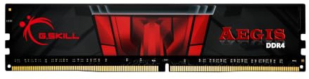 Mémoire PC - G.Skill Aegis 8 Go (1 x 8 Go) DDR4 3000 MHz CL16 - RAM DDR4 PC4-24000 - F4-3000C16S-8GISB (Garantie à Vie par G.Skill)
