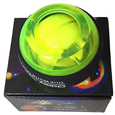 RGFITNESS Handtrainer Ring/Unterarm Trainingsgerät, Handgriff-Übungsgerät - Stärken Sie Griff, Handpresse, Unterarmgriff, Handübung, Greifer, Fingerkraftverstärker,Green