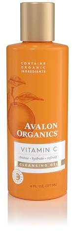 Avalon Organics Cleansing Gel with Vitamin C, 6 Oz