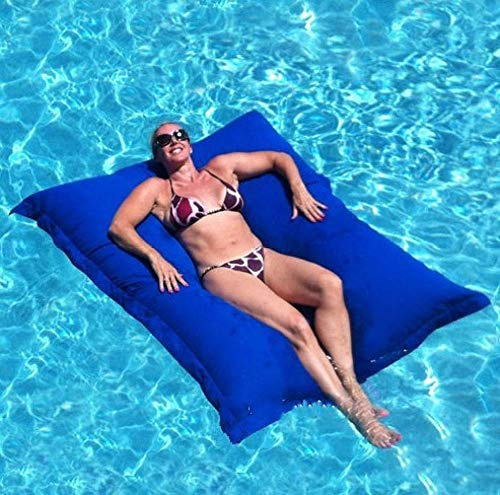 rostsp Bodenkissen Schwimmender Sitzsack Im Pool Innen/Außen wasserdichte Lounge/Stuhl/Sofa （Ohne Füllstoff）-4