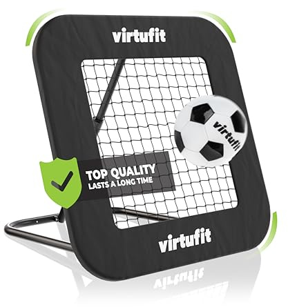 VirtuFit Fußball-Rebounder Serie – verstellbar & klappbar – ideal für Kindertraining & Technikübungen (84 x 84 cm)