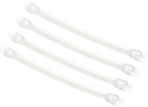 PATIKIL Tennis Smorzatore, 4pz Silicone Vibrazione Shock Ammortizzante Racchetta Corda Smorzamento, Bianco
