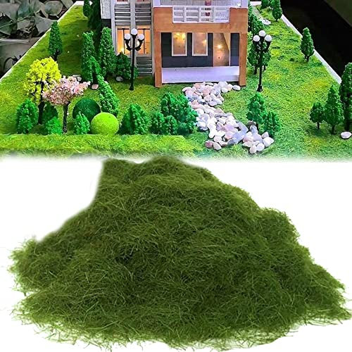 250g 5mm Modélisme Herbe, Modélisme Accessoires Modélisme Paysage Modélisme Ferroviaire Mousse Artificielle Décorer Herbe Saupoudrer Prairie Herbe Statique Forêt Paysage Terrain Chemin Vert Montagne