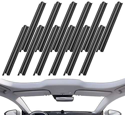 Car Wire Sleeve | 12 Pack Car Audio Wire Sleeve | Cable Tidy Cable Management Sleeve with Double Sided Tape Wire Organizer for Cars Keloc