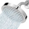 Soffione Doccia ad Alta Pressione, Voolan Soffione Fisso da 15cm, Finitura Cromata di Lusso, Regolazione Angolare, Installazione in 1 Minuto Senza Strumenti, Rotondo (Cromo)