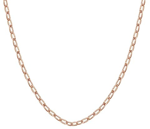Happiness Boutique Damen Gliedekette aus Edelstahl | Grobgliedrige Halskette für Frauen in Gold - Rosegold und Silber | Wasserfeste Ankerkette Verstellbar