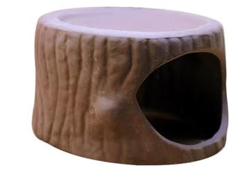 VGUEMVGW Rote Erde, lila Sand, Löcher für Fische und Garnelen, Aquarium-Dekoration, Aquarium-Dekoration, Kunststoff, Aquarium-Dekoration für Aquarium-Landschaft (violetter Sand, Doppelloch-Pier)