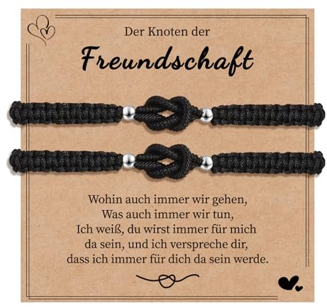 VU100 2/3Stück Bester Freund Armband Freundschaftsarmbänder | Geschenk für Freund Schwestern Glücksarmband Geburtstag Geschenk für Schwestern Bester Freunde Männer Damen
