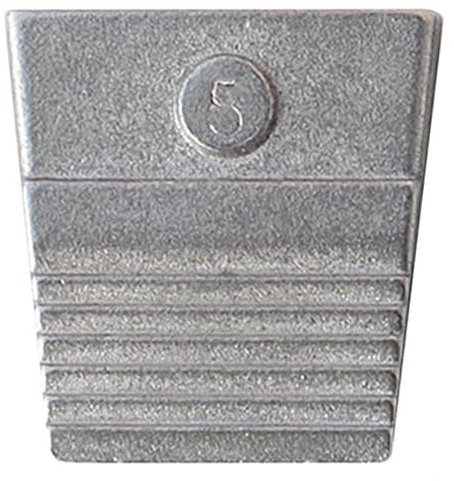 KeyMet 10 cunei per martello, cunei di ricambio per martelli, cunei d'ascia in ferro, misura 5 (10 pezzi, misura 5)