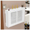 Wireless WiFi Router Storage Shelf Wall Mounted Soggiorno Cabinet per Modem con Tende Decorazione