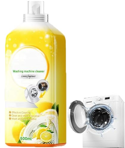 500 ml di potente detergente per lavatrice per lavatrice, pulitore di serbatoi di rondella di tamburo pulito, Remover residui e detergente per vasca per macchia, odore, profumo fresco (1Pcs)