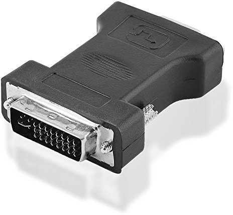 BestPlug câble s-vGA d-sUB 15 broches hD femelle vers femelle vers dVI (tFT adaptateur prise mâle pour connecter des signaux vidéo sur pC ou ordinateur portable avec écran fenseher récepteur