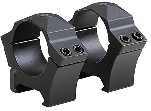 Sig Sauer Alpha Jagdfernrohr-Ringhalterungen, 30 mm, Edelstahl, stark, langlebig, pulverbeschichtet, Schwarz