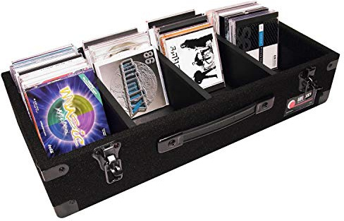 Odyssey CCD300E Carpeted Cd Case With Surface Mount Hardware For 300 View Packs Or 100 Jewel Cases, Black