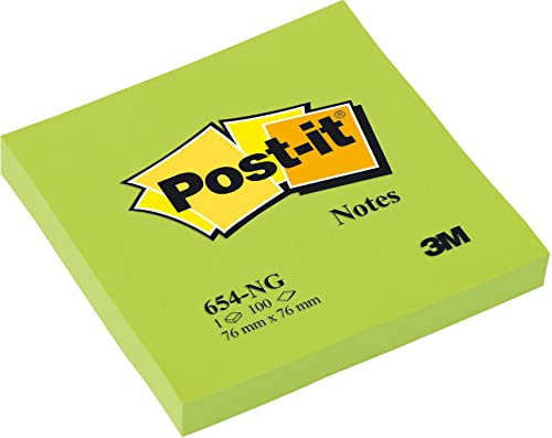 Haftnotiz Post-it 76x76mm grün 654NGR