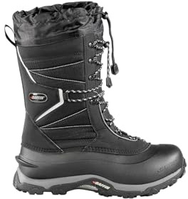 Baffin Men's SEQUOIA Lightweight Insulated Cushioned Waterproof Slip-Resistant Slip-On Winter Snow Boots for Snowshoeing, Black, 10