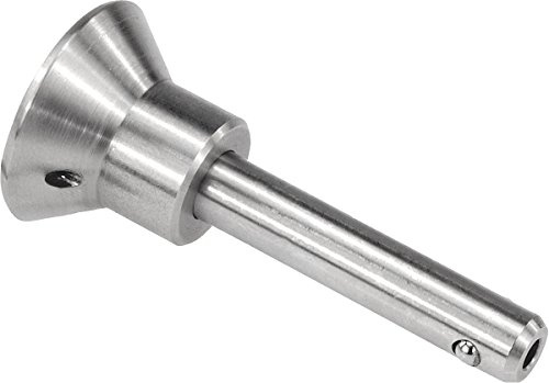KIPP – Bedienteile | Normelemente K0364.2306020 Kugelsperrbolzen Edelstahl, selbstsichernd, D1=6, L=20, Länge L: 20mm