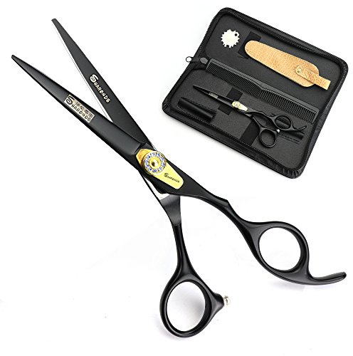 SHARONDS Professionelle 440C Haarschneideschere (6-Zoll-Schneideschere-A) | für Friseur und Zuhause， Ergonomische Griffkonstruktion, ermüdungsfreies Arbeiten bei langem Gebrauc