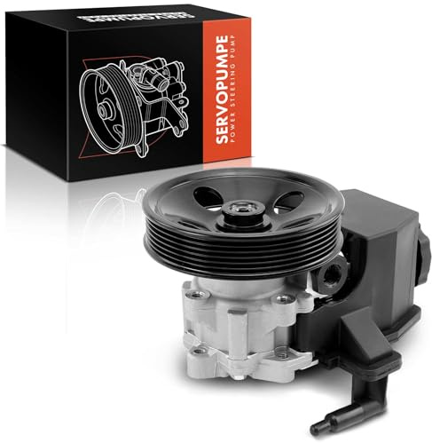 Frankberg Servopumpe Hydraulikpumpe Lenkung Mit Keilrippenriemenscheibe Kompatibel mit C-Klasse W203 CL203 S203 C180 C200 C230 2.0L-2.3L Benzin 2000-2002 Replace# 0024668401