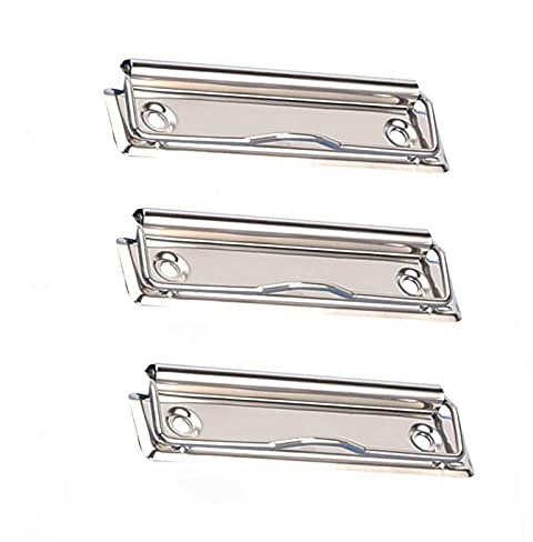 Vogueing Tool Klemmbrett-Clips, Metall-Clip, Klemmbrett-Zubehör, Aufhängeloch-Clip, für Klemmbrett und Wandmontage (Silber)