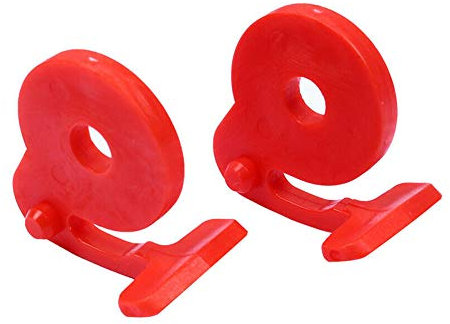 Fusibles Serrures En Plastique Rouge, 1 Paire De Fusibles Stema Pour éTiquette De Serrure Murale LatéRale Basic Red De Remplacement Pour La SéRie Stema Basic