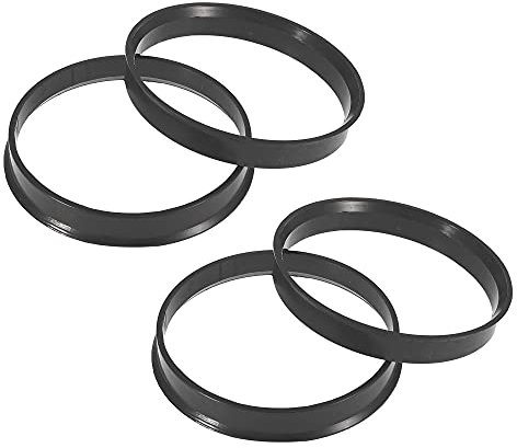 X AUTOHAUX 4pcs Plastique Bague de Centrage 63.4mm a 67.1mm Voiture Moyeu Anneaux Roue Alésage Centre Entretoise