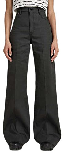 G-STAR RAW dam Jeans Deck Ultra High Wide Leg , Blå (Raw Denim D189-001) , 27W / 30L