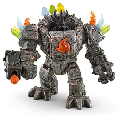 SCHLEICH ELDRADOR Creatures | Master-Roboter mit Mini Creature 42549 | mit beweglichen Armen, rotierenden Teilen & Geheimversteck | Geschenkidee für Kinder ab 7 Jahren | 20-teiliges Spielset