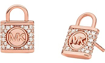 Michael Kors - Premium Kors MK Ohrstecker aus roségoldfarbenem Sterlingsilber für Damen, MKC1628AN791