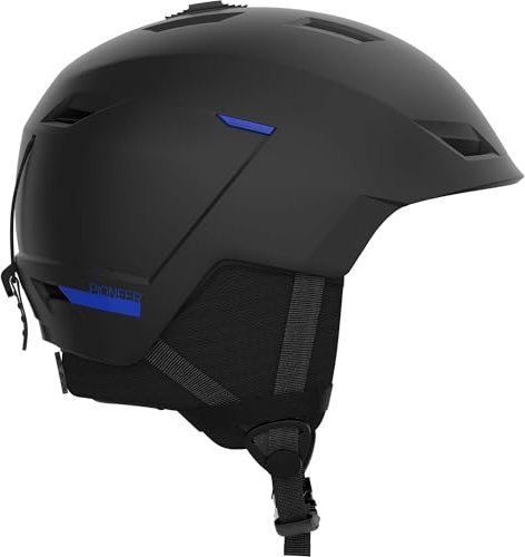Salomon Pioneer Lt HerrenHelm Ski Snowboarden, Leicht, Optimaler Komfort und EIN Sportlicher, Leistungsinspirierter Look, Schwarz, M 5659