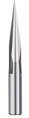 1PC CNC Carving Bit 6mm Schaft 15/20/25/30 Grad V Form Ende Mühle CNC Router Bit 2 flöte Fräser for Holz Gravur Bit (Size : 15Dx0.3mm)