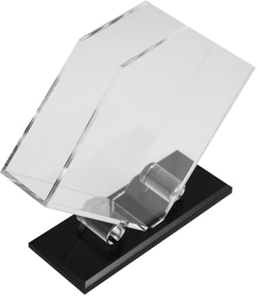 Hoement Servilletero Acrílico para Mesa, Soporte Duradero y Elegante, Resistente a Deformaciones, Adecuado para Fiestas y Comedor, Diseño Simple y Versátil